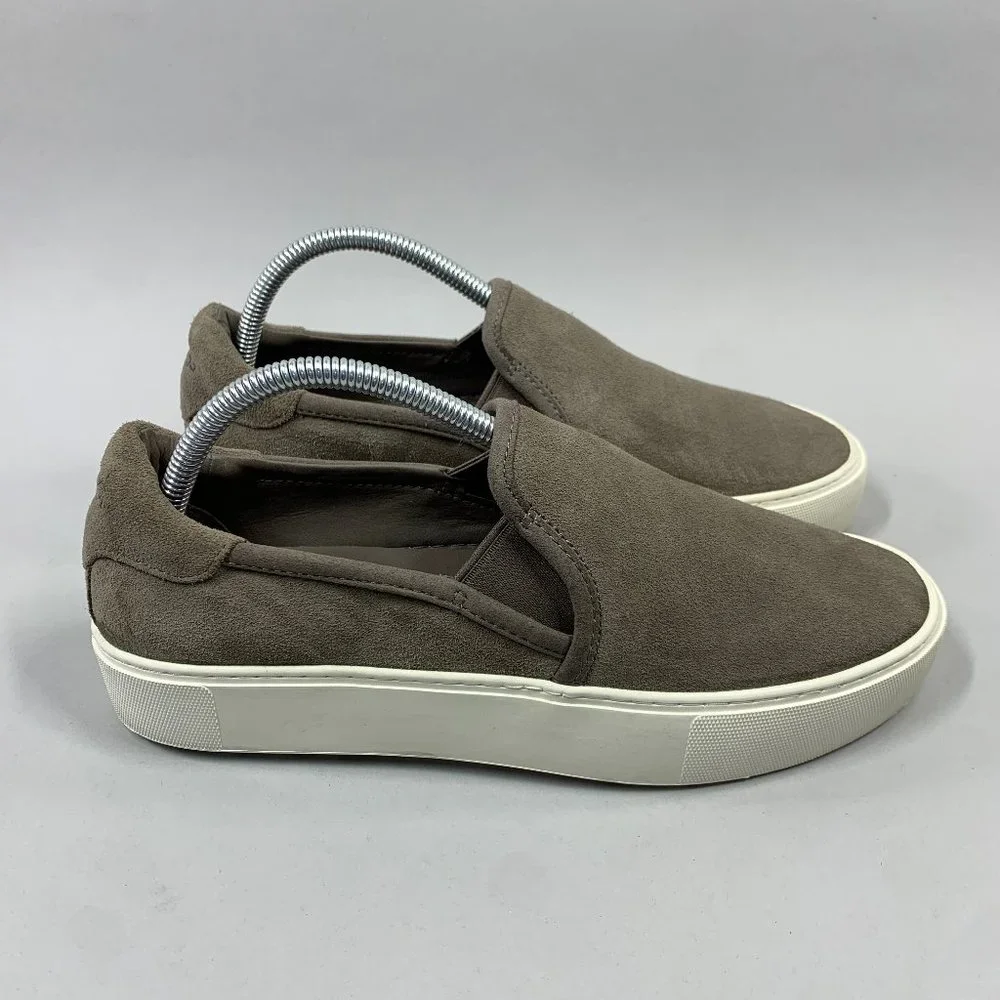 UGG Women's Jass Gray Suede Slip On Sneakers